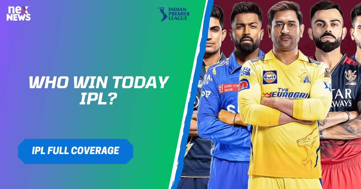 Who Win Today IPL?