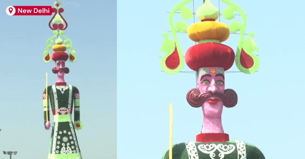 World’s Tallest Ravana Burnt in Delhi: A Massive 211-Foot Effigy Amazes Everyone!