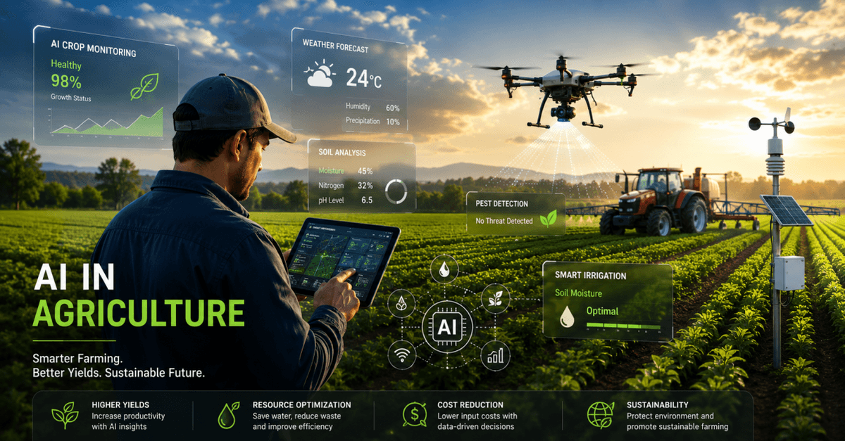 AI in Agriculture: How Artificial Intelligence Is Transforming Modern Farming AI in Agriculture: How Artificial Intelligence Is Transforming Modern Farming