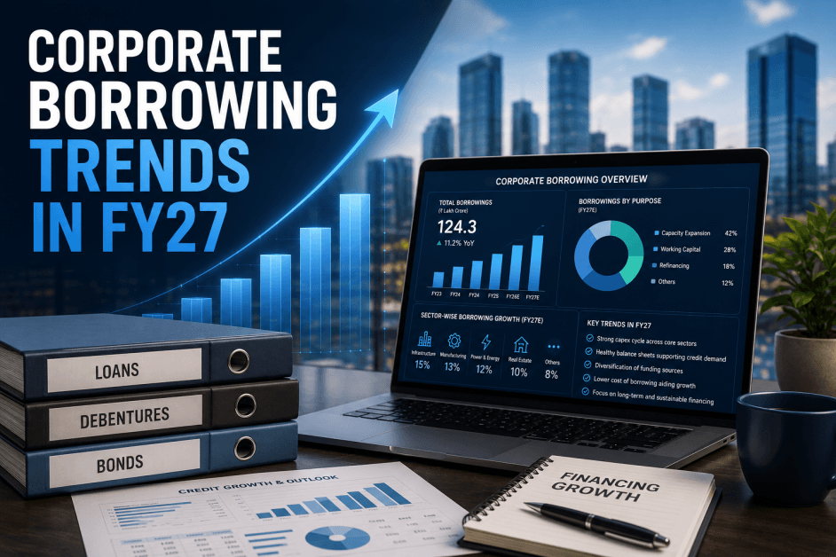 Corporate Borrowing Trends in FY27: Credit Demand, Bond Issuance, and Interest Rate Outlook Corporate Borrowing Trends in FY27: Credit Demand, Bond Issuance, and Interest Rate Outlook