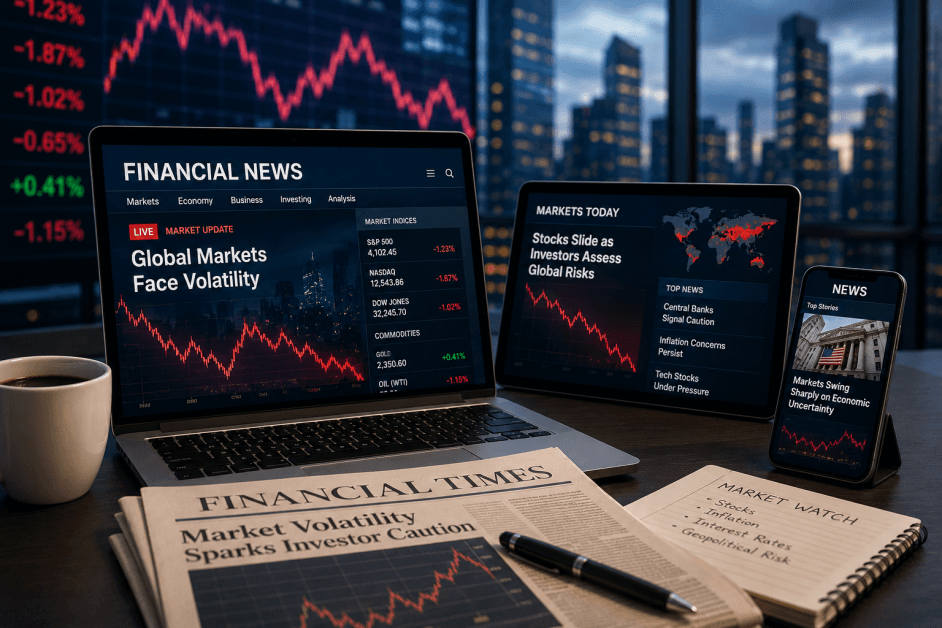 Financial News Consumption Rises Amid Global Market Volatility Financial News Consumption Rises Amid Global Market Volatility