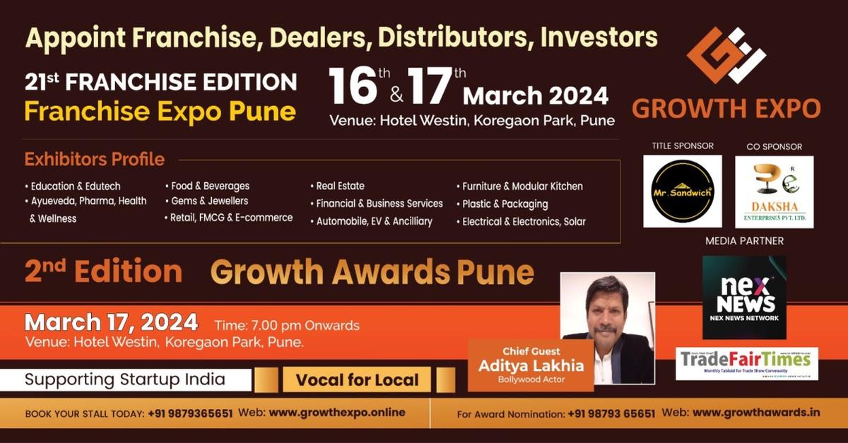 Growth Expo 2024 in Pune: Unveiling Opportunities for Franchise Startups and B2B Ventures
