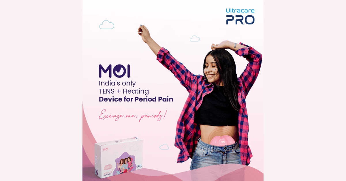 Introducing MOI: India's only Tens + Heating Device For Period Pain