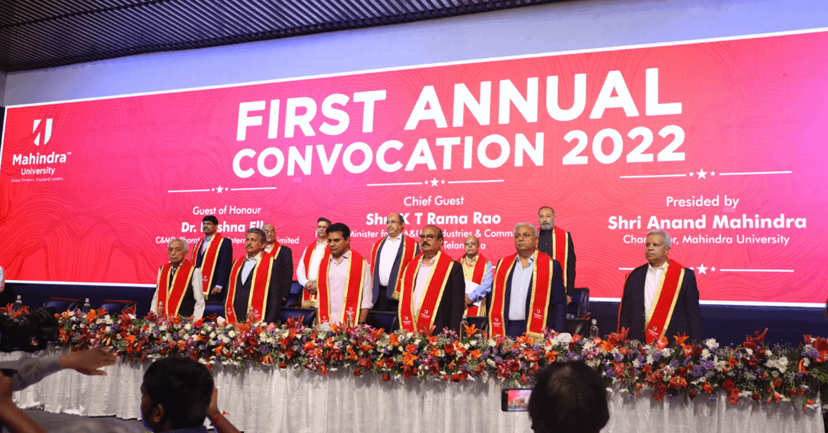 Mahindra University Hosts First Annual Convocation, Confers Degrees to Future Tech Leaders of India