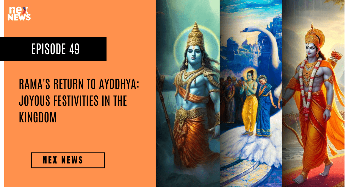 Rama's Return to Ayodhya: Joyous Festivities in the Kingdom