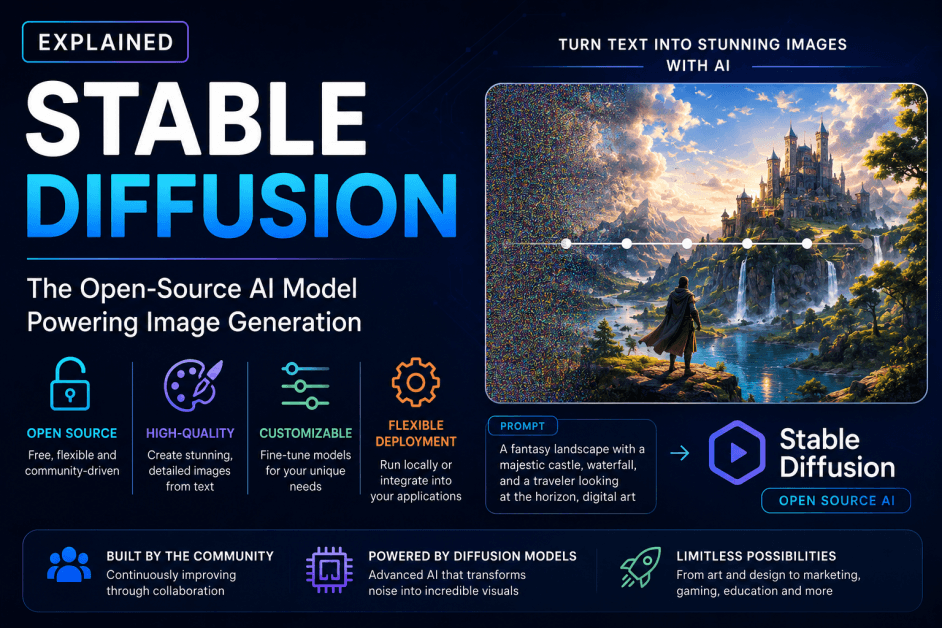 Stable Diffusion Explained: How It Works, Features and Applications Stable Diffusion Explained: How It Works, Features and Applications
