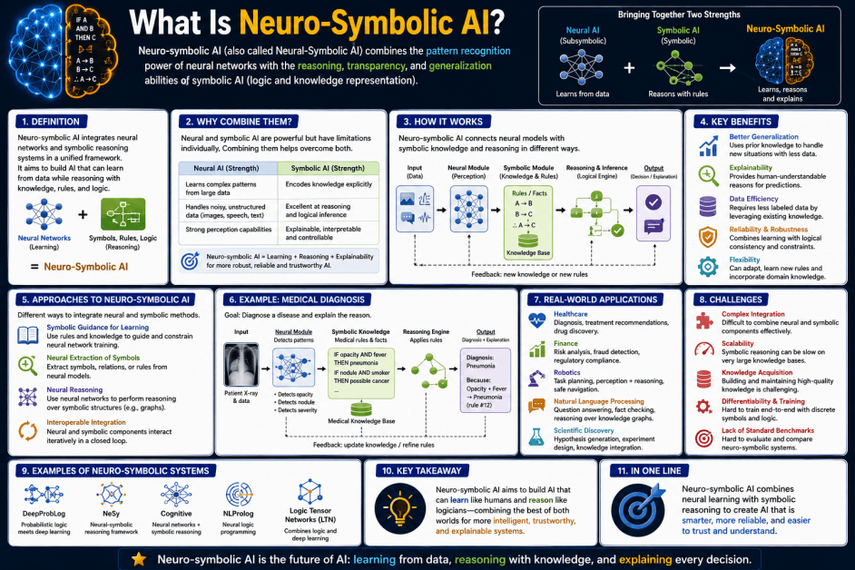 What Is Neuro-Symbolic AI? A Simple Guide to Neuro-Symbolic Artificial Intelligence What Is Neuro-Symbolic AI? A Simple Guide to Neuro-Symbolic Artificial Intelligence