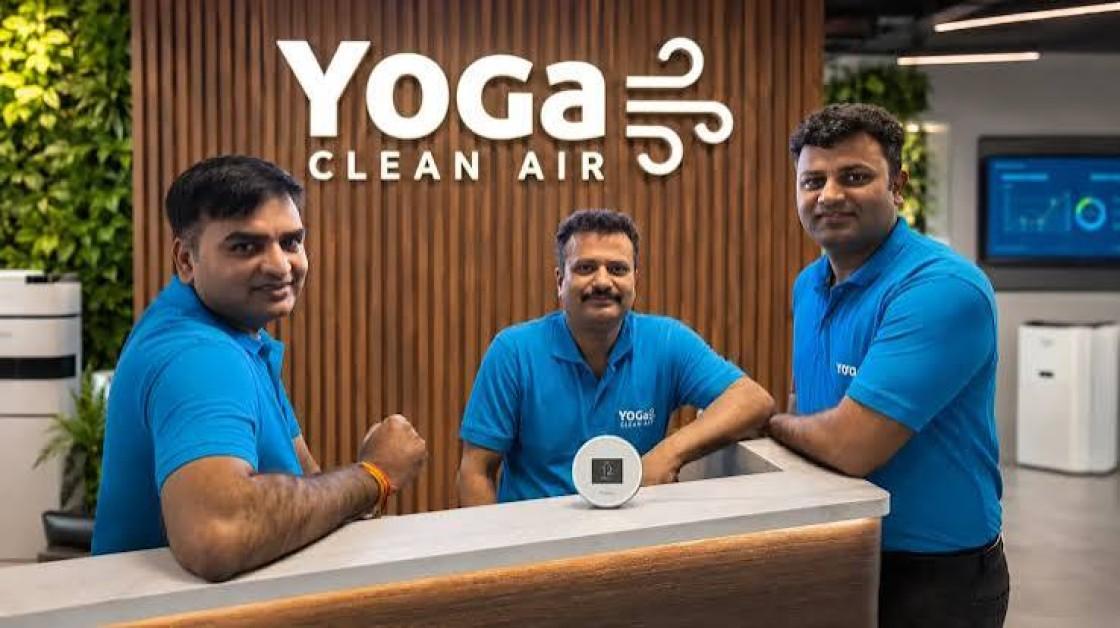 YOGa Clean Air Raises ₹20 Crore From Info Edge Ventures to Scale Indoor-Air Systems Across India YOGa Clean Air Raises ₹20 Crore From Info Edge Ventures to Scale Indoor-Air Systems Across India
